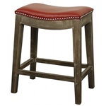 Demilune Stool - Red