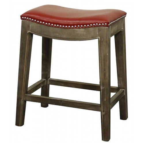 Demilune Stool - Red