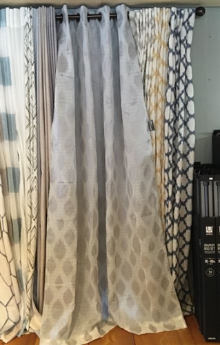 Gray Diamond Curtain - 84"