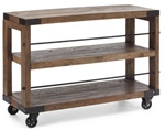 Low Distressed Shelving Unit