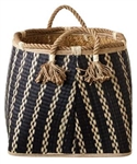 Wicker Basket with Rope Handles