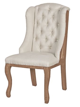 Tufted Deconstructed Wing Chair