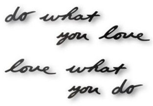 Do What You Love Mantra Wall Decor