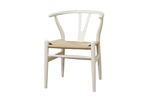 Wishbone dining chair - White